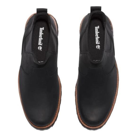 TIMBERLAND MEN\'S 11.5 ATTLEBORO MID CHELSEA BOOT JET BLACK TB0A624N015 NIB main image 4